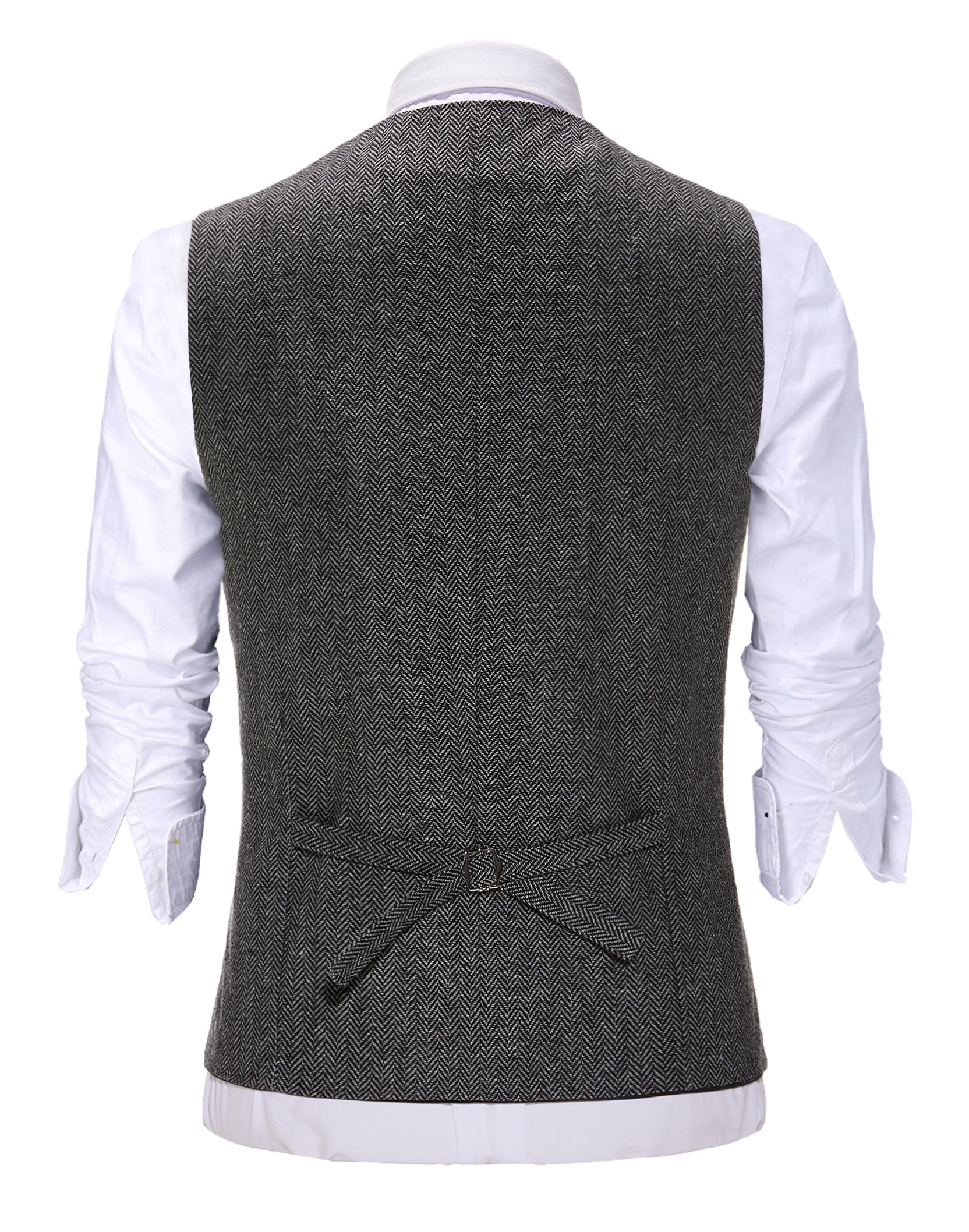 Alessandro – Klassische Herren-Herringbone-Weste