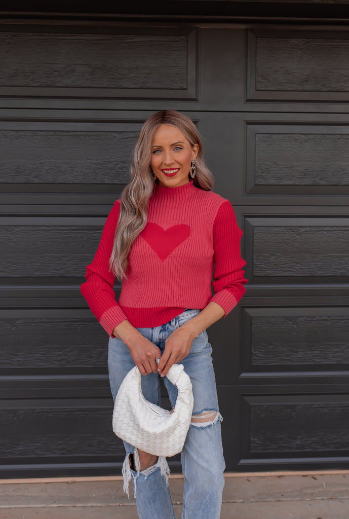 Lucia – Charmanter Pullover mit Herzmuster für Frauen