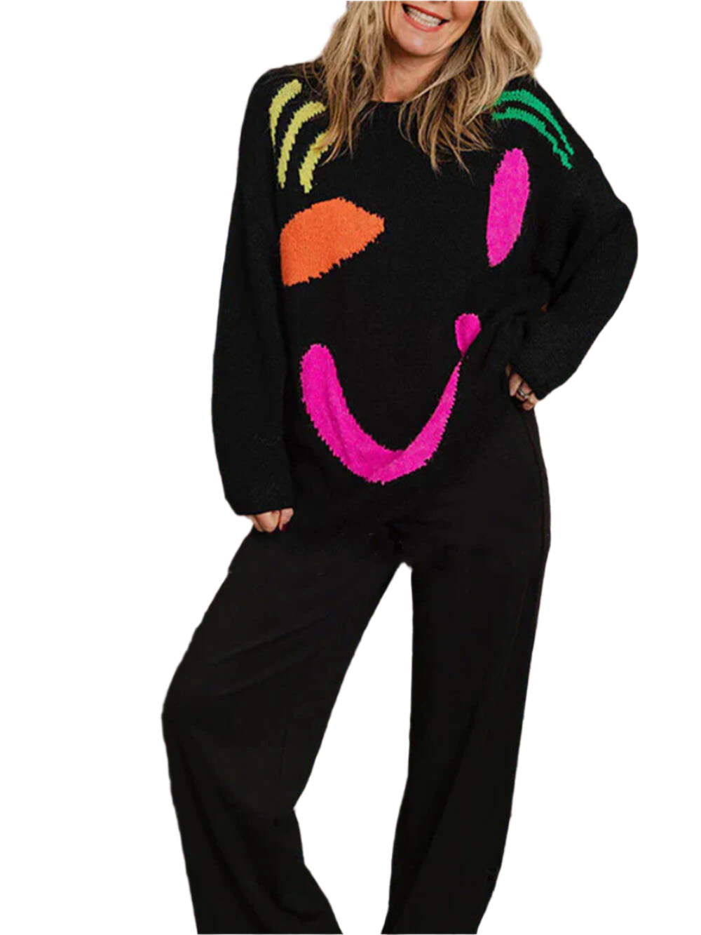 Lucia – Smiley Style Damen Kuschelpullover