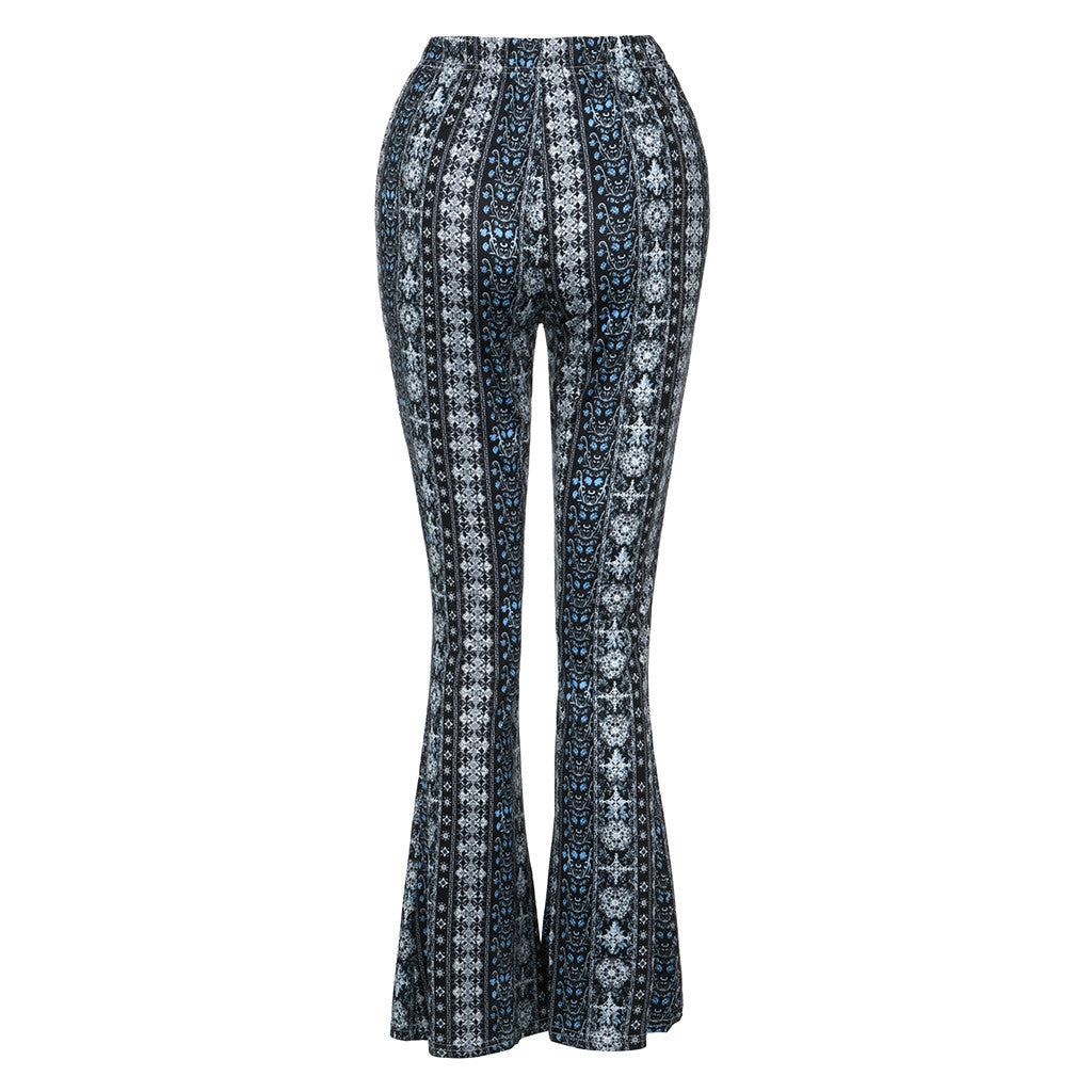 Daphne – Florale High-Waist Schlaghose für Damen