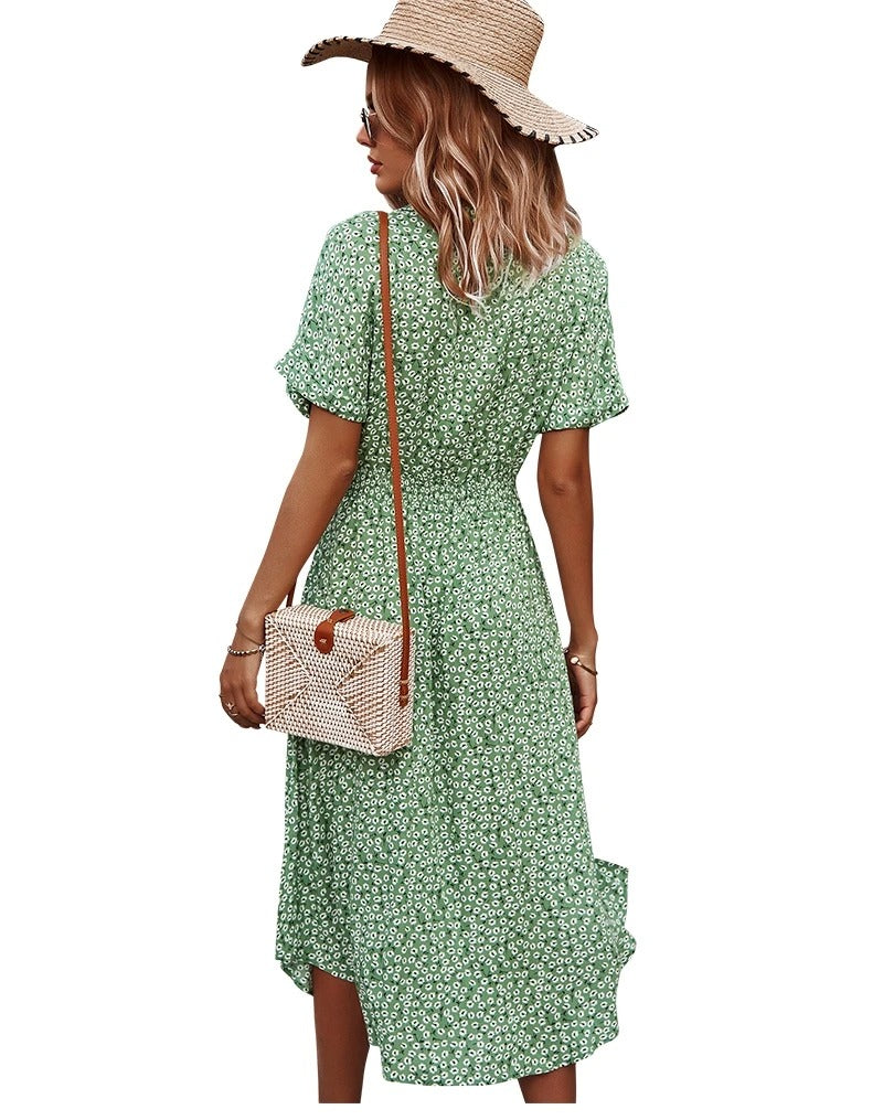 Sofia – Verspieltes Sommerkleid mit Blumenmuster für Damen