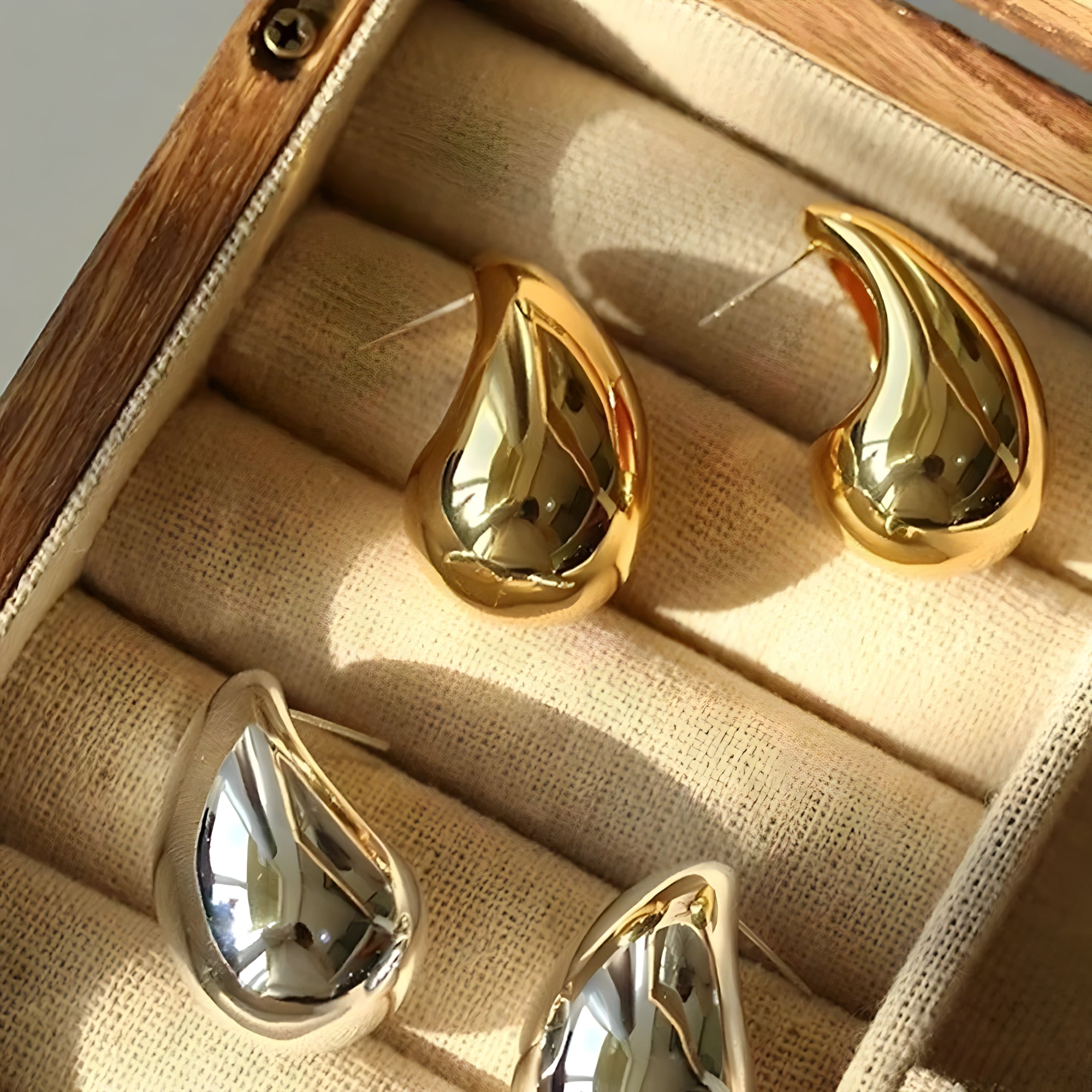 Elena – Luxuriöse Teardrop Damen-Ohrringe