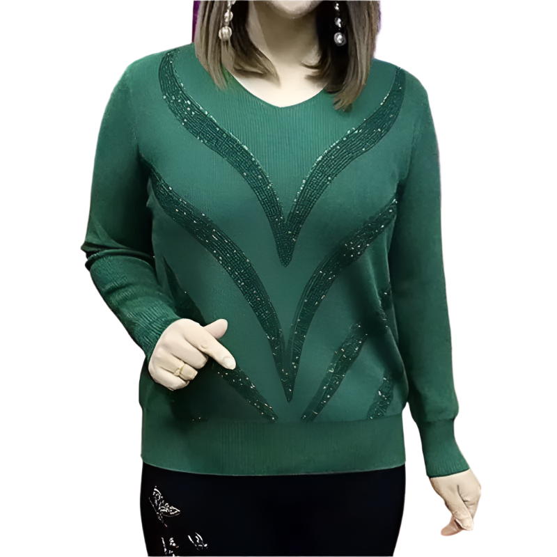Antonia – Luxuriöser Sofia Stylish Diamonds Pullover für Damen