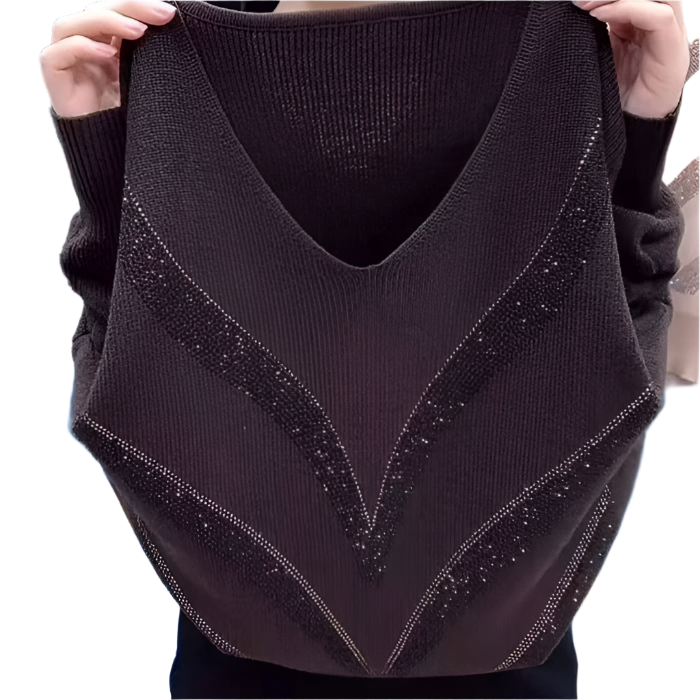 Antonia – Luxuriöser Sofia Stylish Diamonds Pullover für Damen