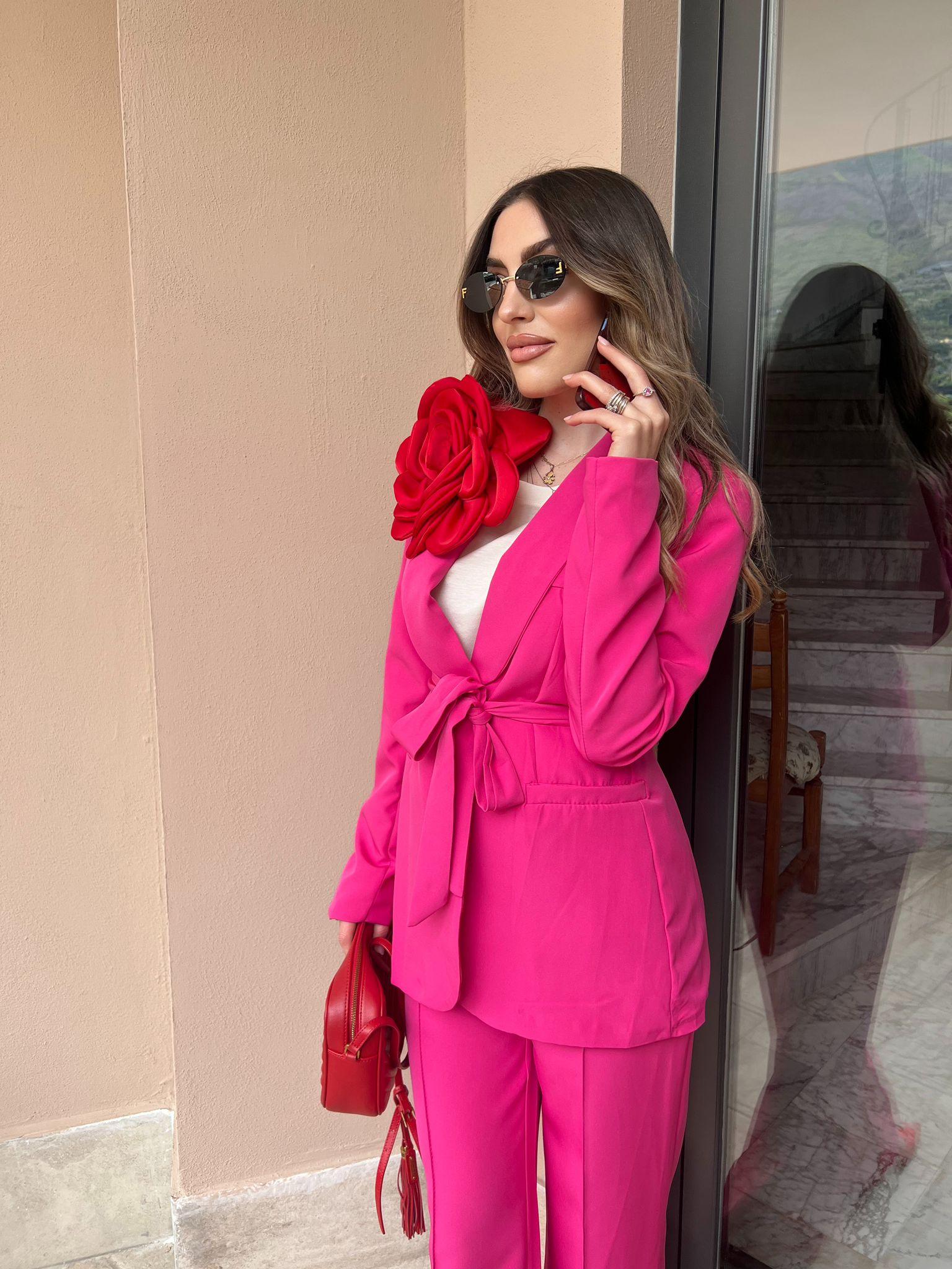 Amélie – Eleganter Damenanzug mit Schlaghose