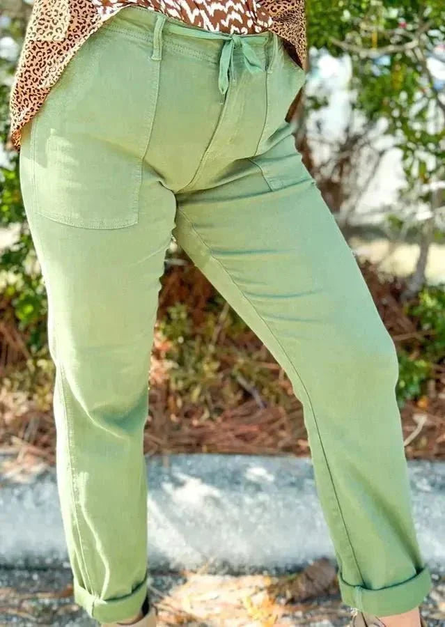 Francesca – Super dehnbare Denim-Jogginghosen für Damen