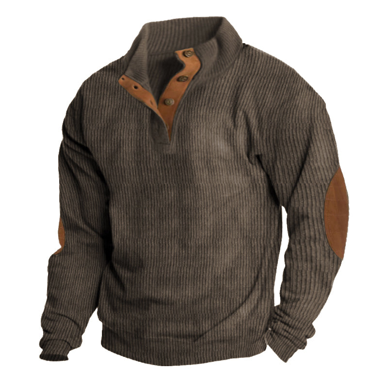 Marco – Gemütlicher Corduroy Crewneck Sweatshirt für Herren