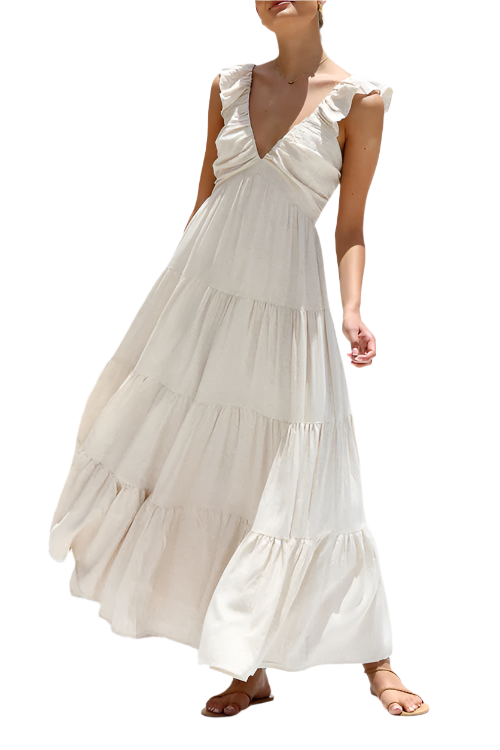 Sofia – Zeitlose Eleganz Langes Kleid für Damen