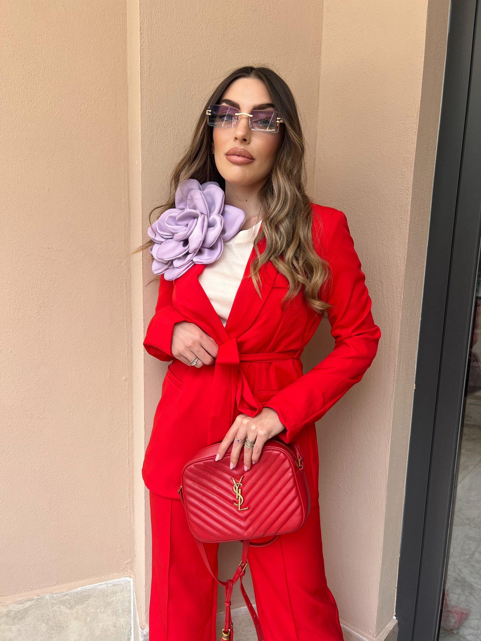 Amélie – Eleganter Damenanzug mit Schlaghose