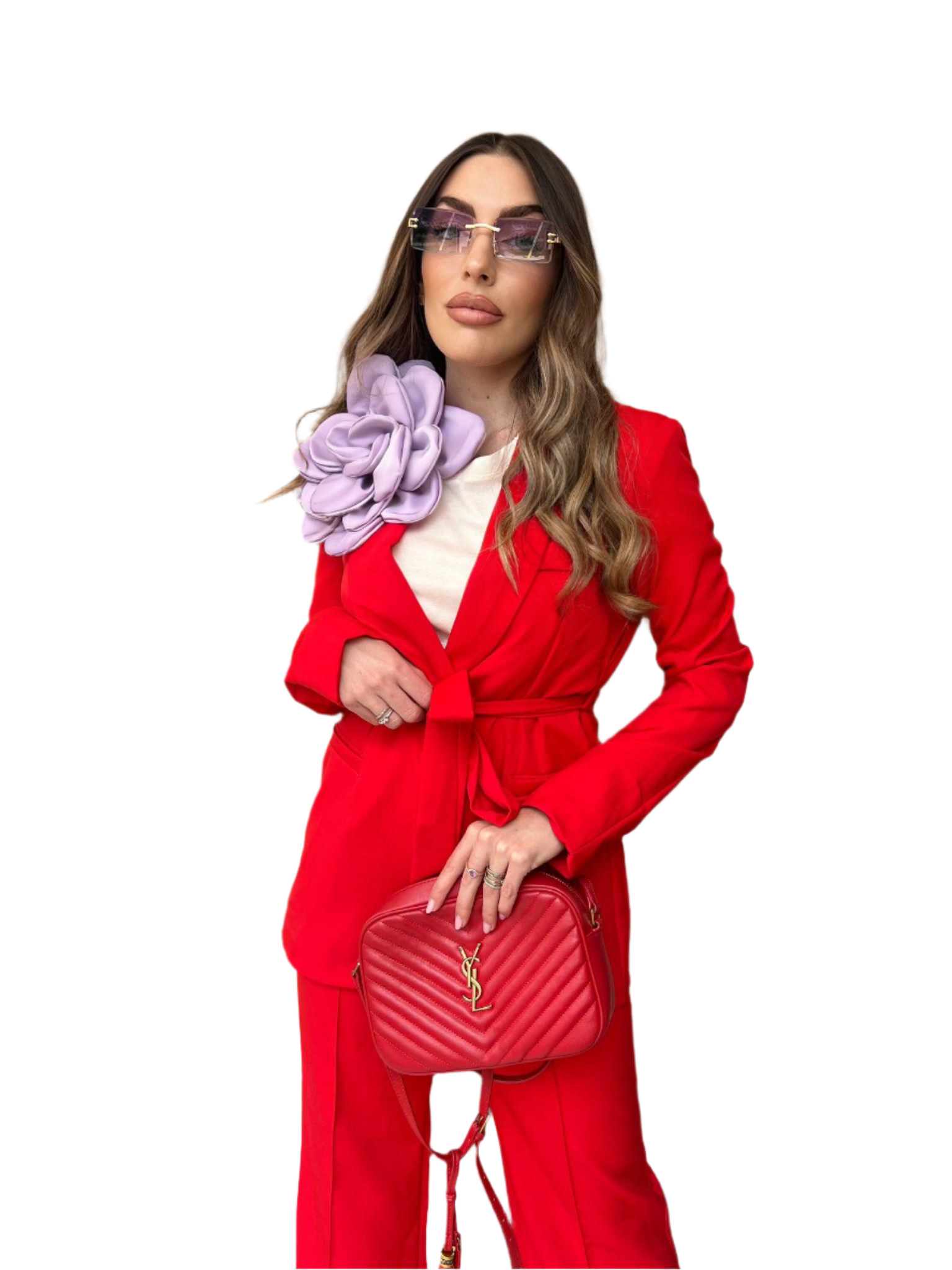 Amélie – Eleganter Damenanzug mit Schlaghose