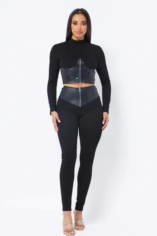 Lucia – Lässiger Urbaner Pullover aus Veganleder