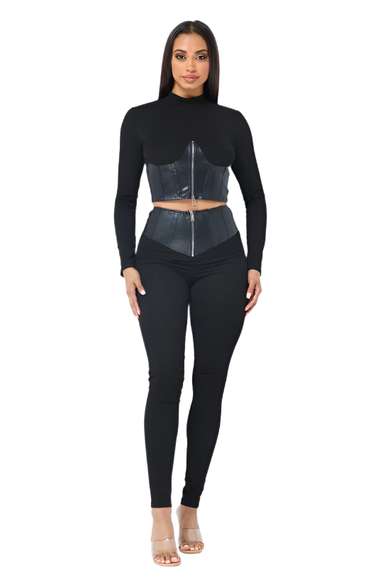 Lucia – Lässiger Urbaner Pullover aus Veganleder