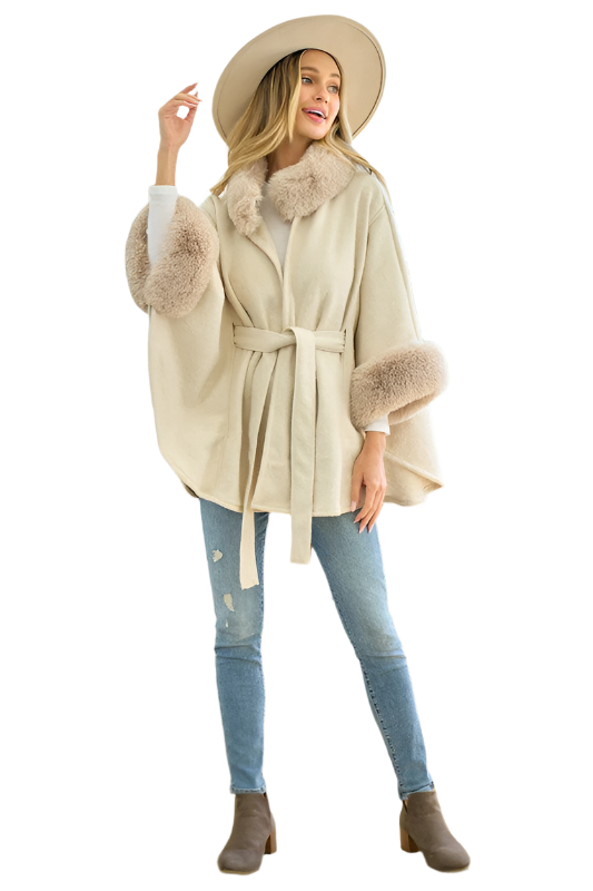 Sofia – Luxuriöse Damen-Felljacke