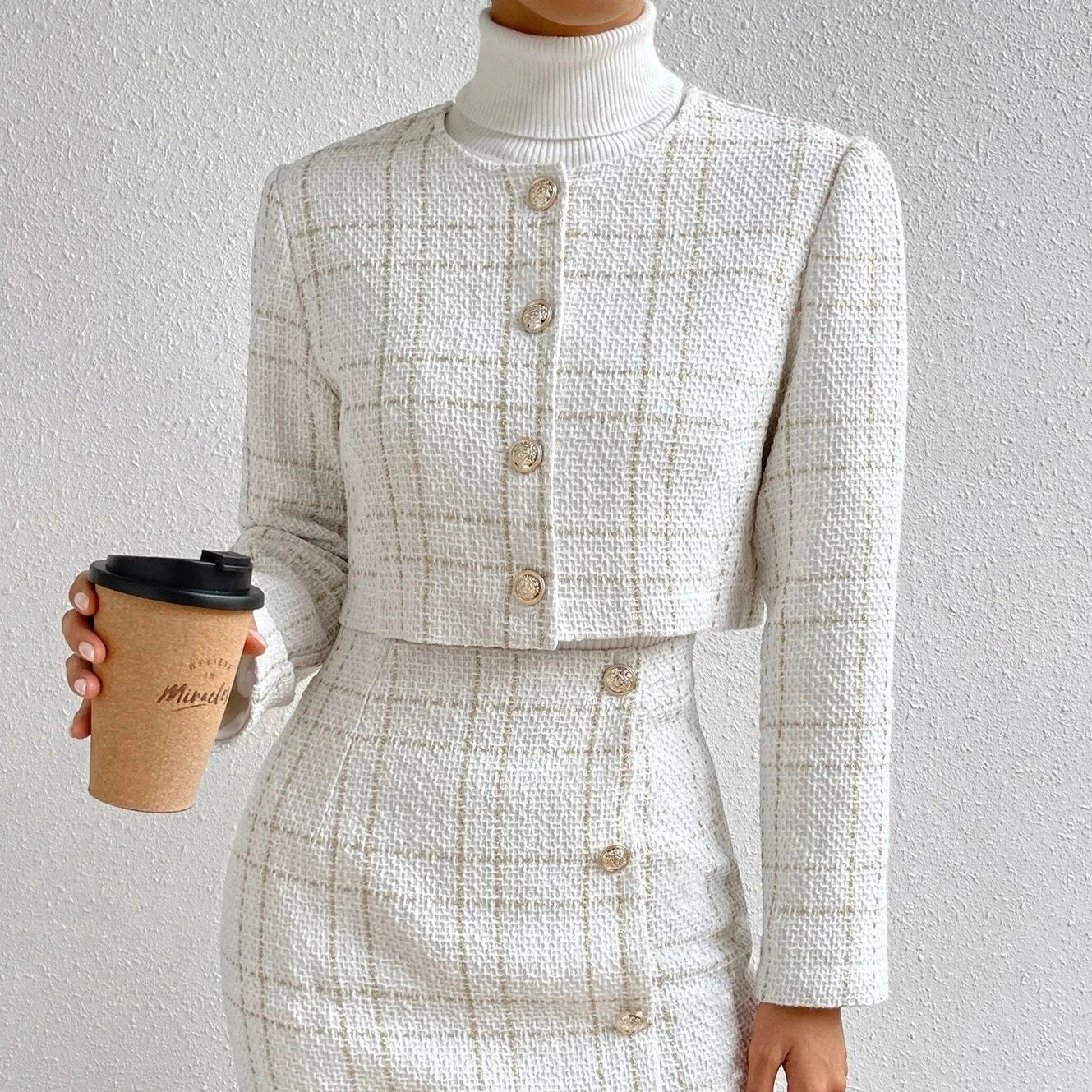 Luciana – Klassisches Damen Rock- und Jacken-Set