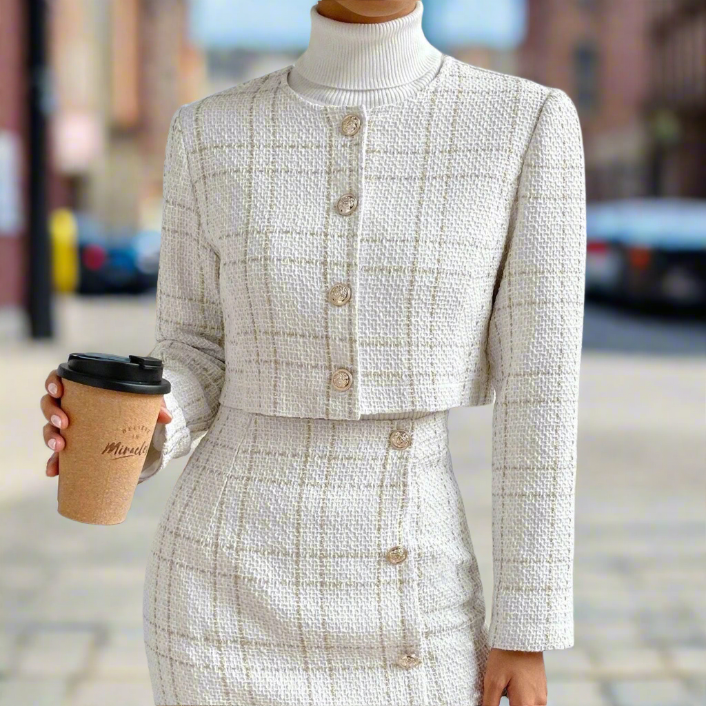 Luciana – Klassisches Damen Rock- und Jacken-Set