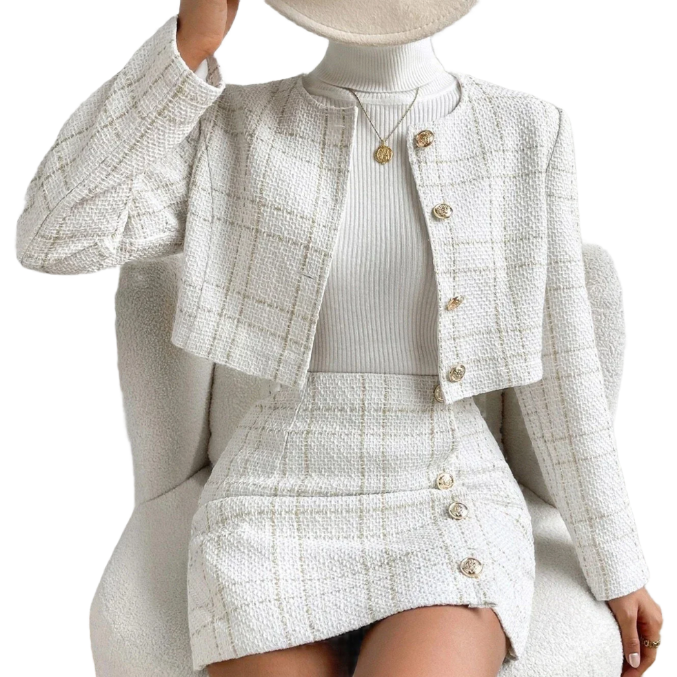 Luciana – Klassisches Damen Rock- und Jacken-Set