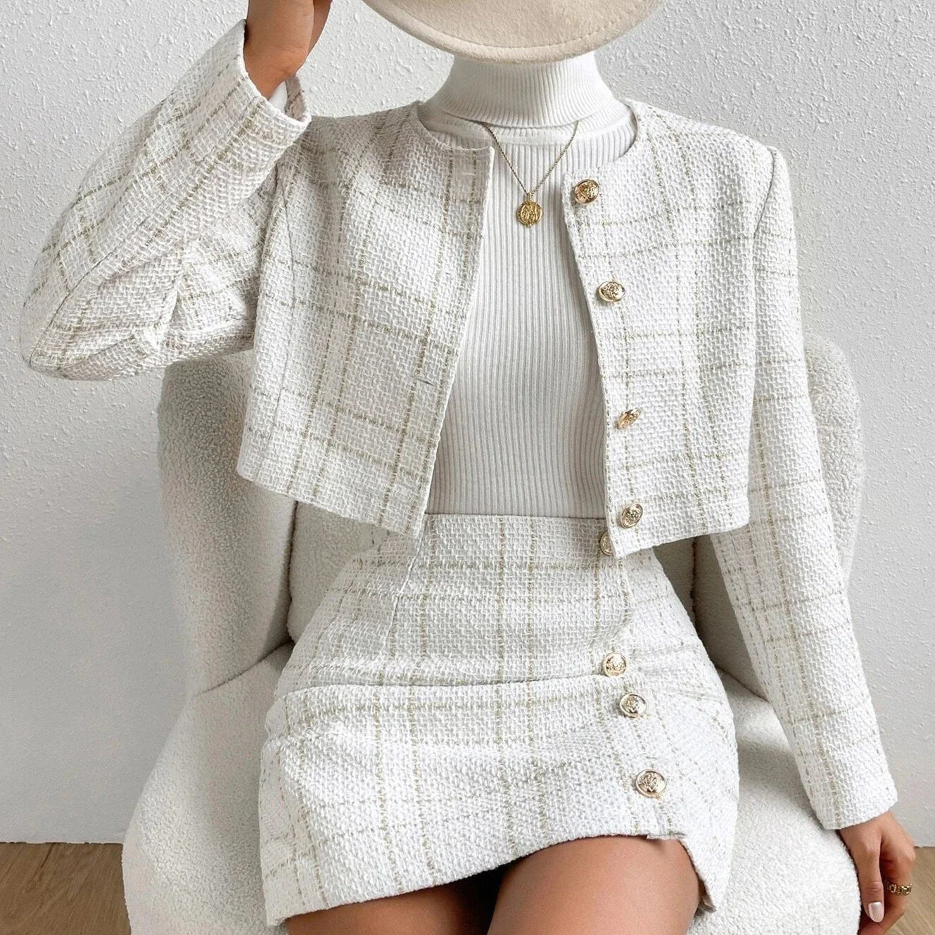 Luciana – Klassisches Damen Rock- und Jacken-Set