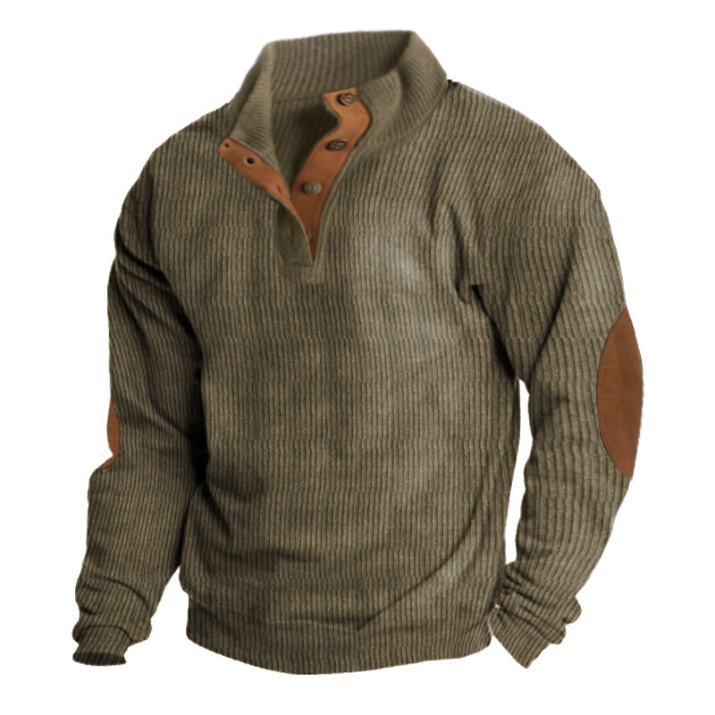 Marco – Gemütlicher Corduroy Crewneck Sweatshirt für Herren