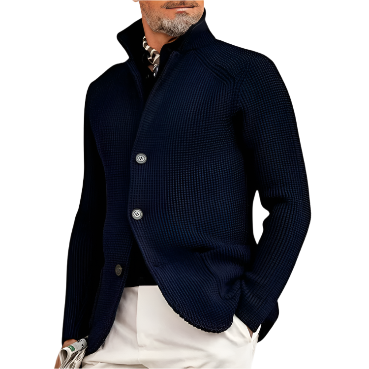 Leonardo – Luxuriöse Kaschmirmischung Strickjacke für Herren