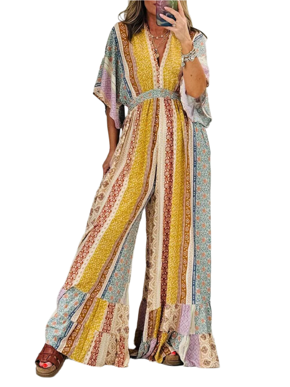 Sofia – Boho-Style Jumpsuit für Damen