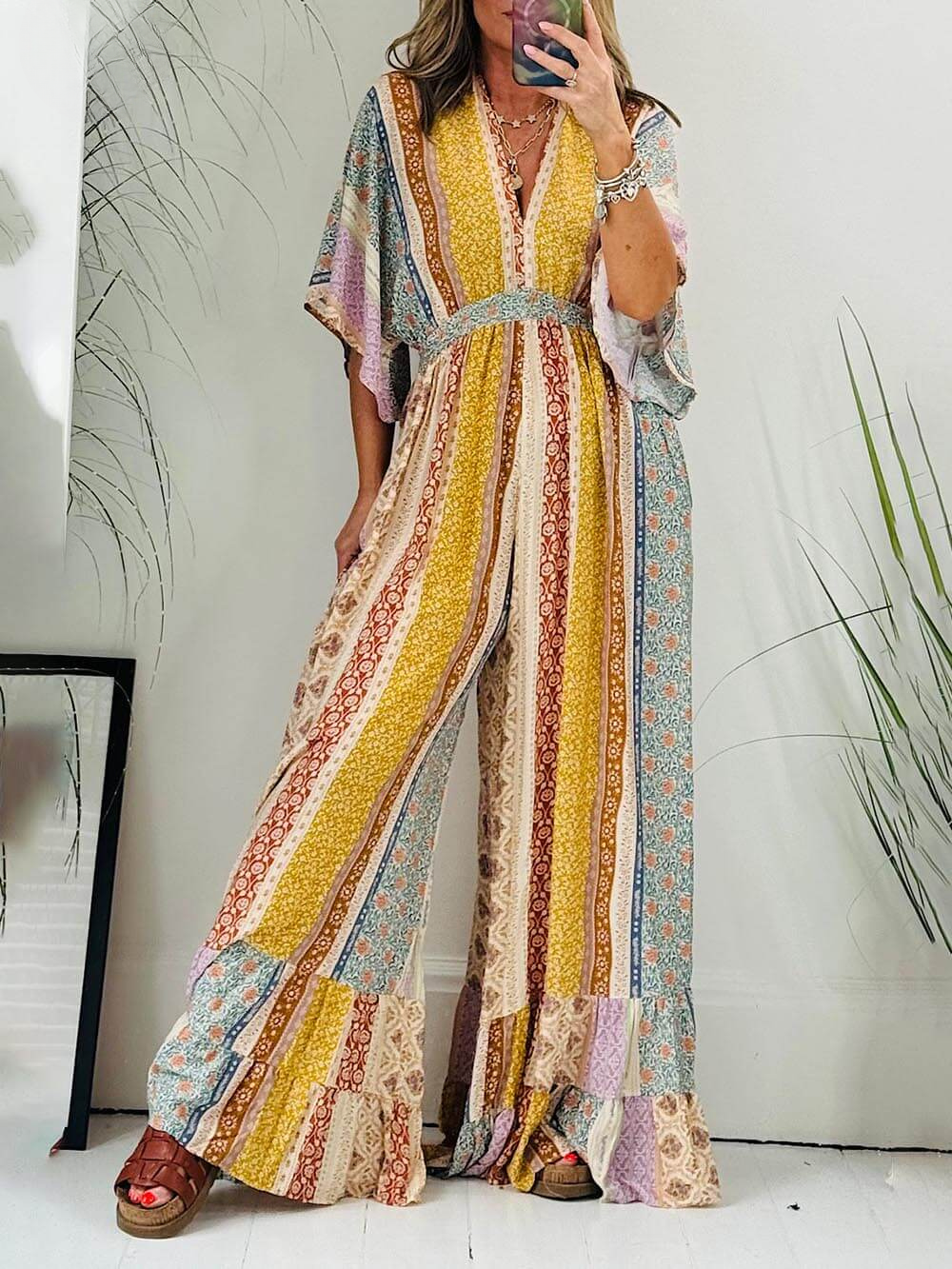 Sofia – Boho-Style Jumpsuit für Damen