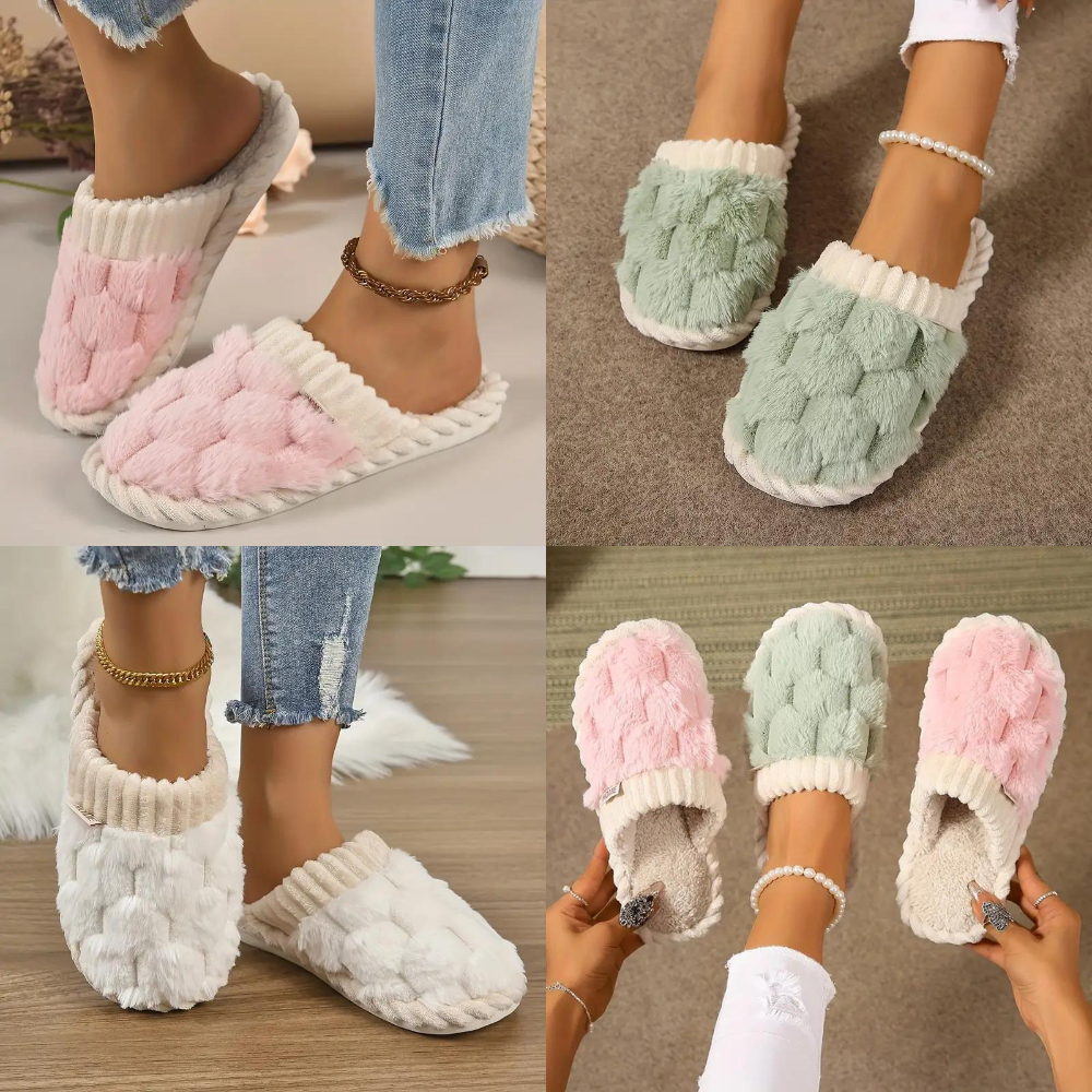 Cecilia – Plüsch Perfektion Damenhausschuhe