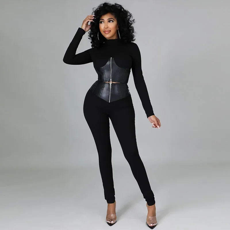 Lucia – Lässiger Urbaner Pullover aus Veganleder