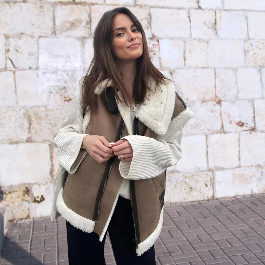 Isabella – Winter Luxe Ärmelose Weste für Damen