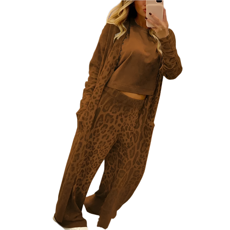 Elena – Bedrucktes Zweiteiler-Set für Damen