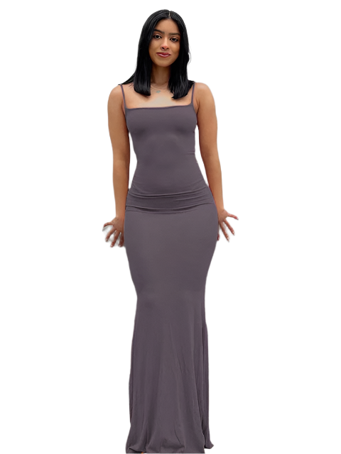 Clara – Elegantes Rückenfreies Maxikleid für Frauen