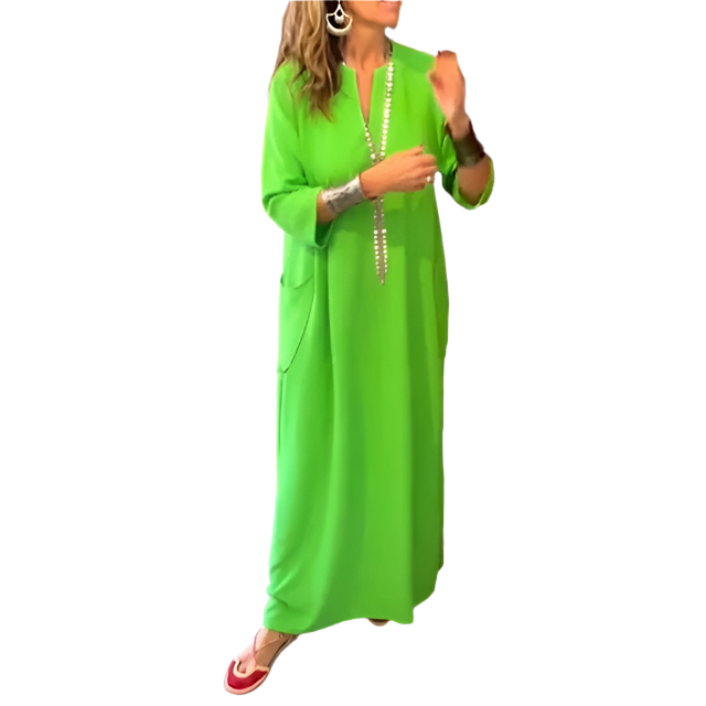 Lena - Damen Langes Freizeitkleid