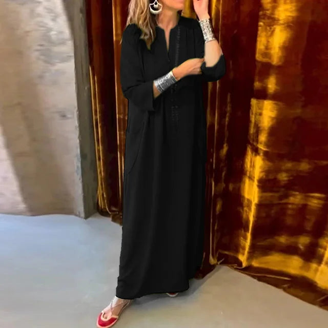 Lena - Damen Langes Freizeitkleid