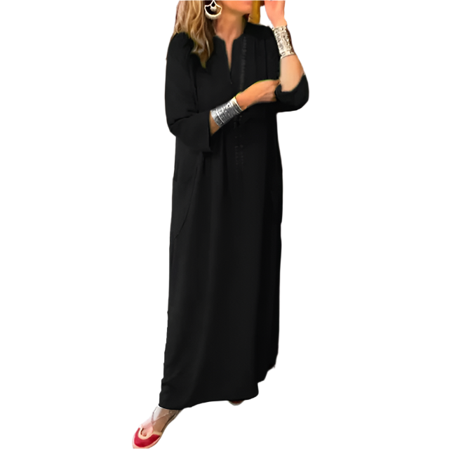 Lena - Damen Langes Freizeitkleid
