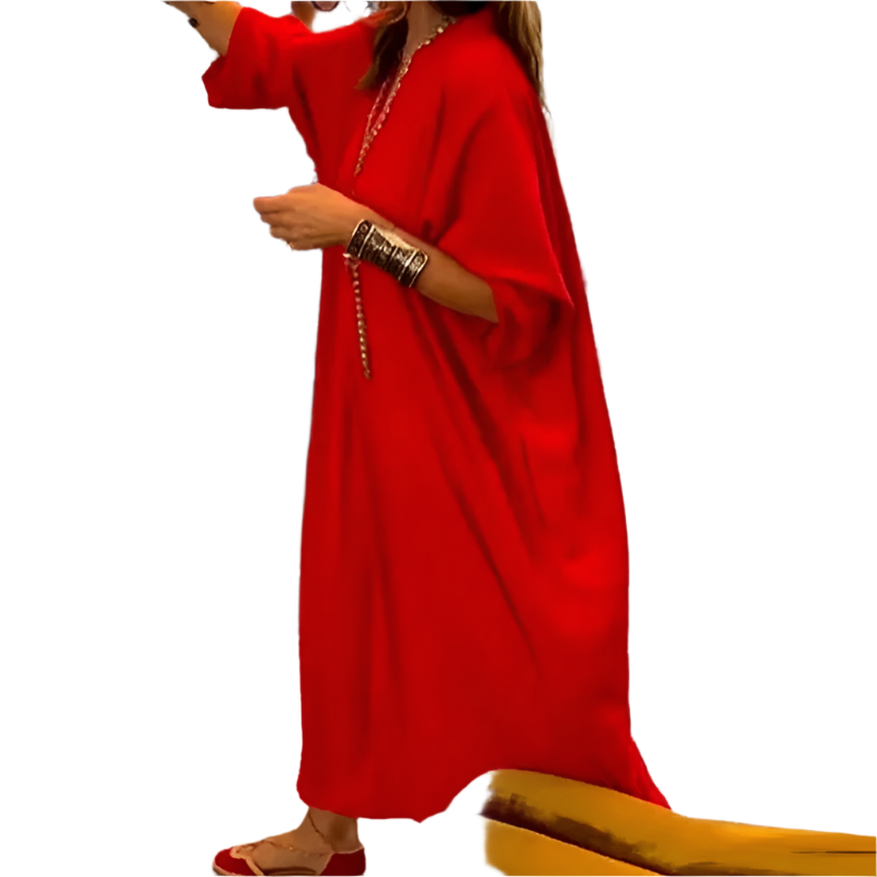 Lena - Damen Langes Freizeitkleid