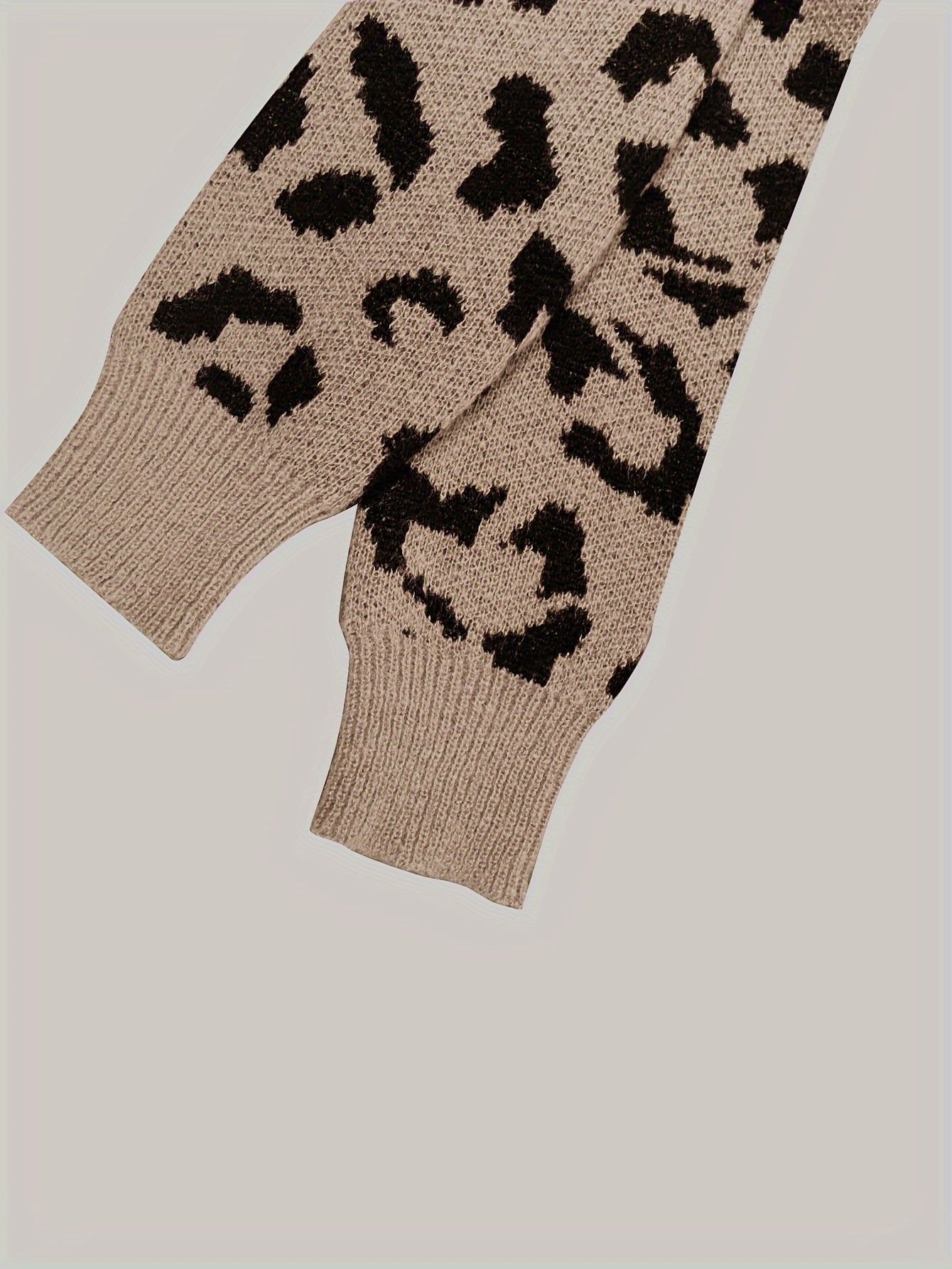 Giulia – Damenpullover mit Leopardenmuster und Rundhalsausschnitt