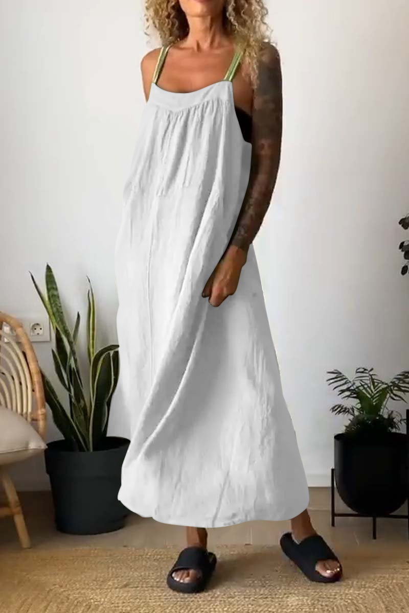 Sophie – Lässiges Sommerkleid mit weiten Trägern für Damen