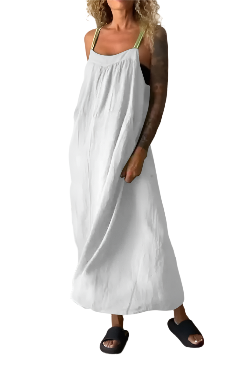 Sophie – Lässiges Sommerkleid mit weiten Trägern für Damen