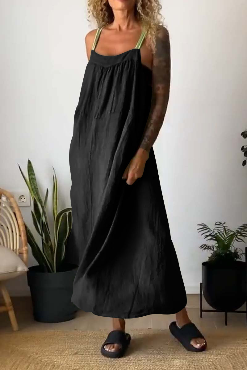 Sophie – Lässiges Sommerkleid mit weiten Trägern für Damen