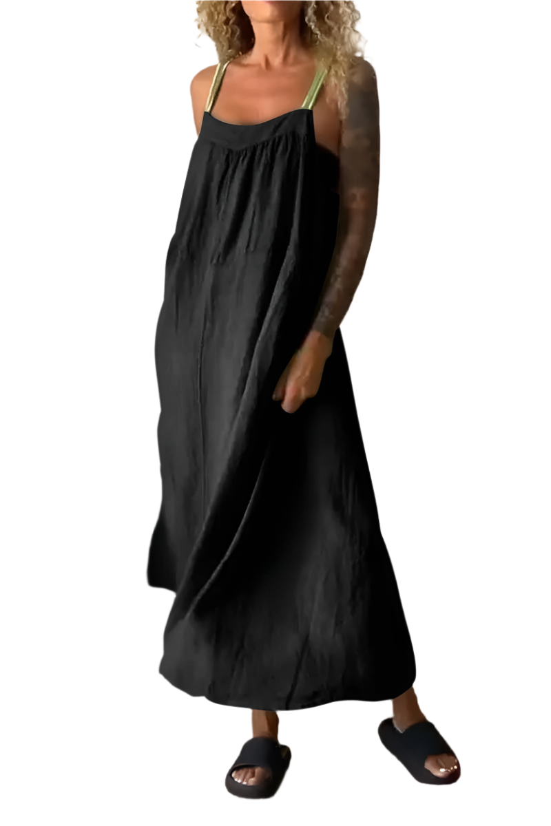 Sophie – Lässiges Sommerkleid mit weiten Trägern für Damen