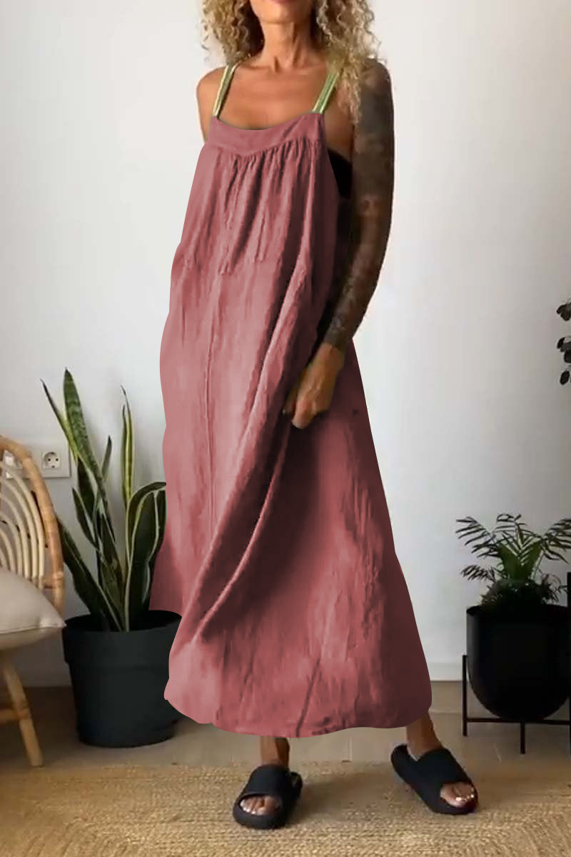 Sophie – Lässiges Sommerkleid mit weiten Trägern für Damen