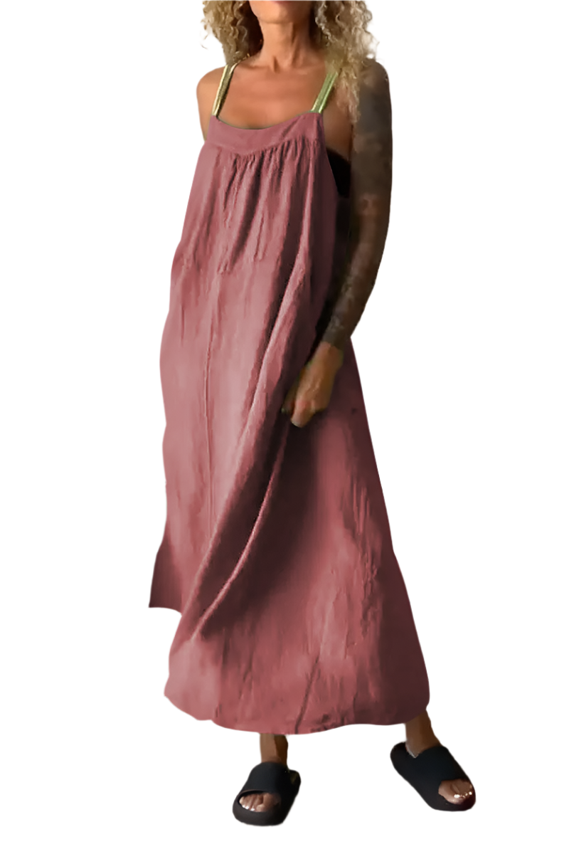 Sophie – Lässiges Sommerkleid mit weiten Trägern für Damen