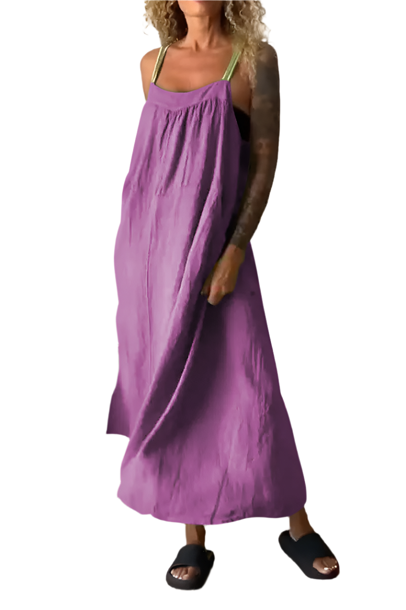 Sophie – Lässiges Sommerkleid mit weiten Trägern für Damen