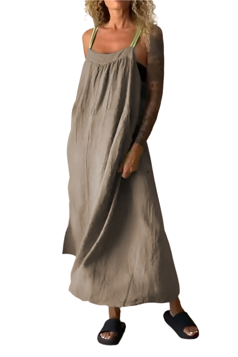 Sophie – Lässiges Sommerkleid mit weiten Trägern für Damen