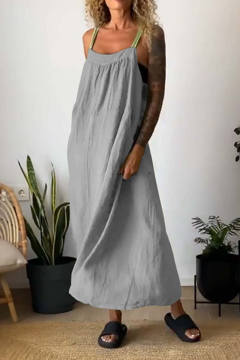 Sophie – Lässiges Sommerkleid mit weiten Trägern für Damen