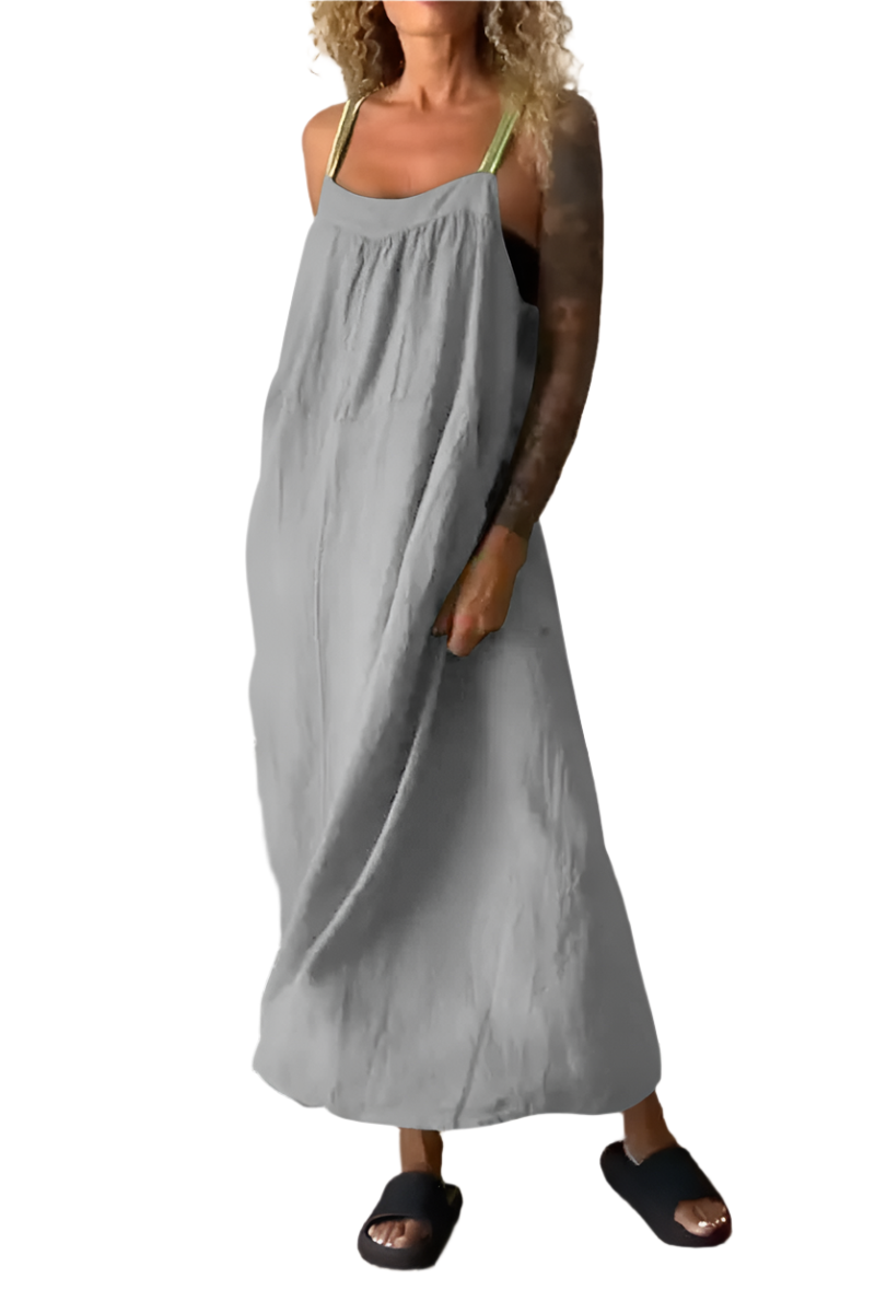 Sophie – Lässiges Sommerkleid mit weiten Trägern für Damen