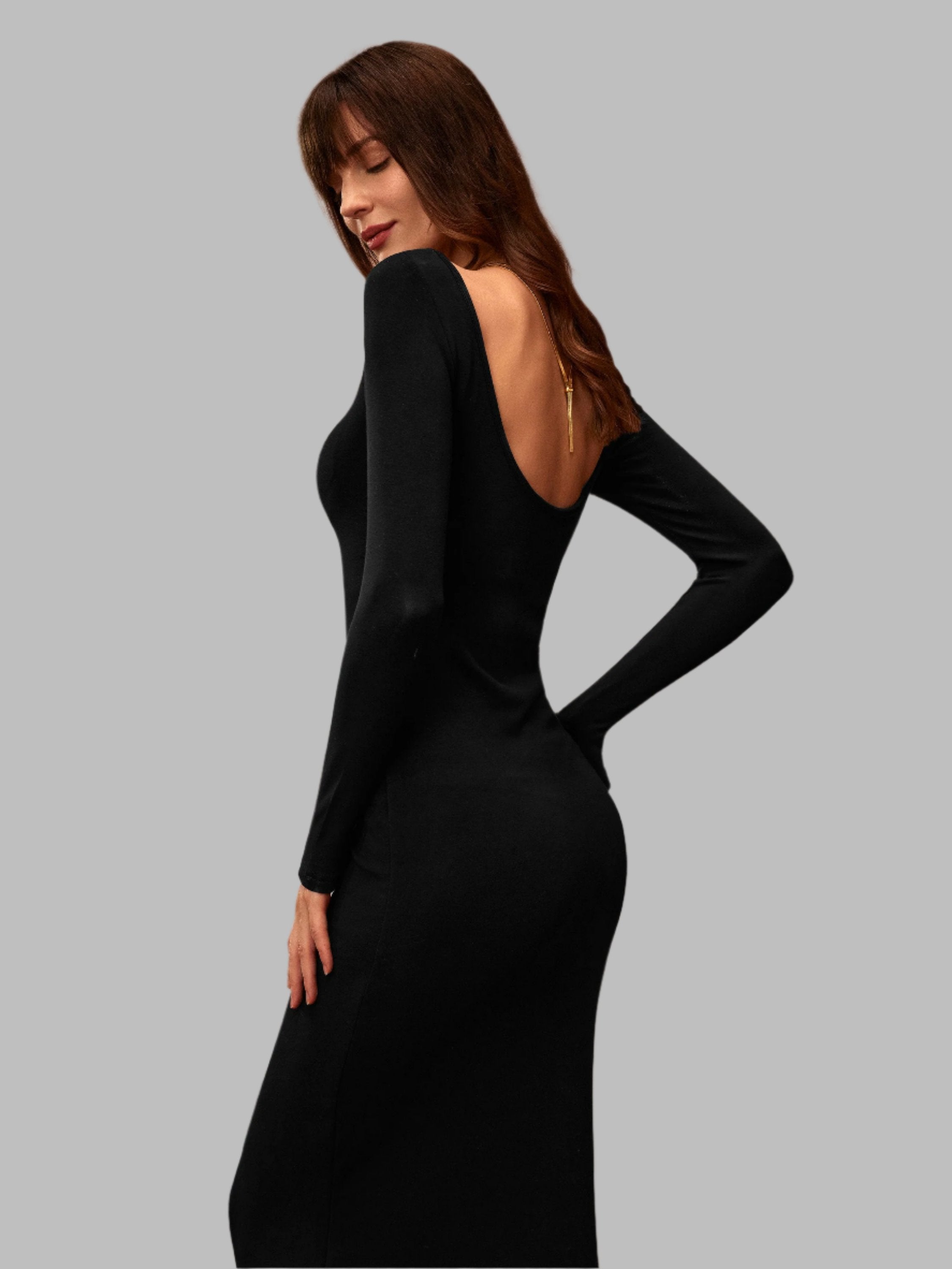 Clarisse – Rückenfreies Brami-Midikleid für Damen