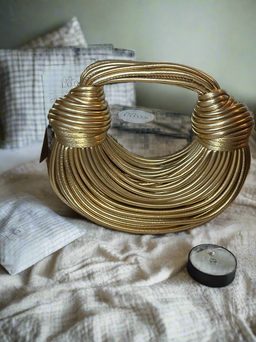 Giulia – Stilvolle Geknotete Hobo-Handtasche für Damen