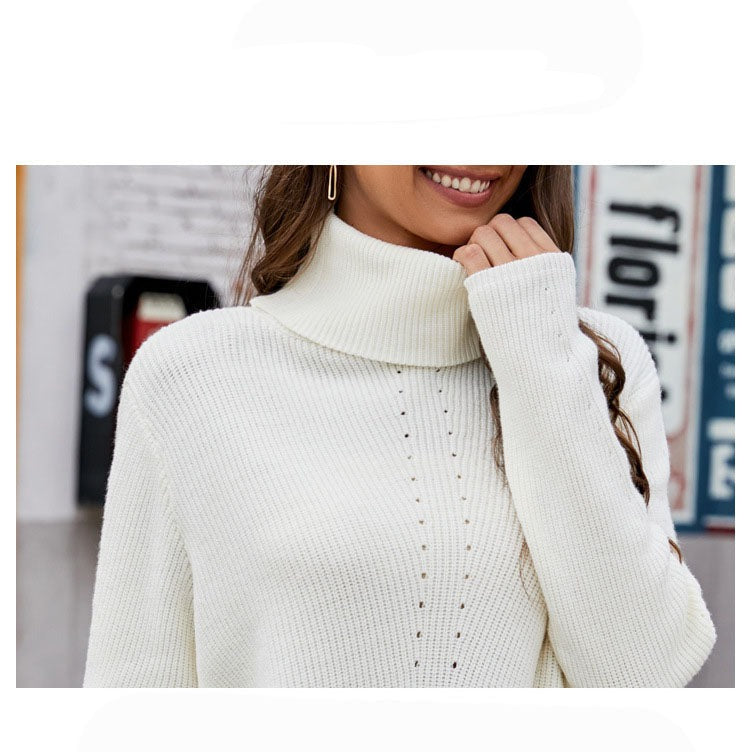 Giulia – Hochgeschlossener Weicher Pullover für Frauen