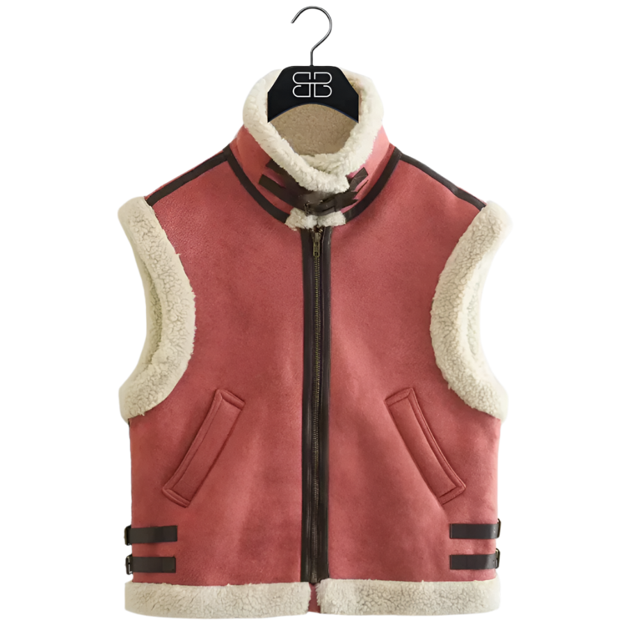 Isabella – Winter Luxe Ärmelose Weste für Damen