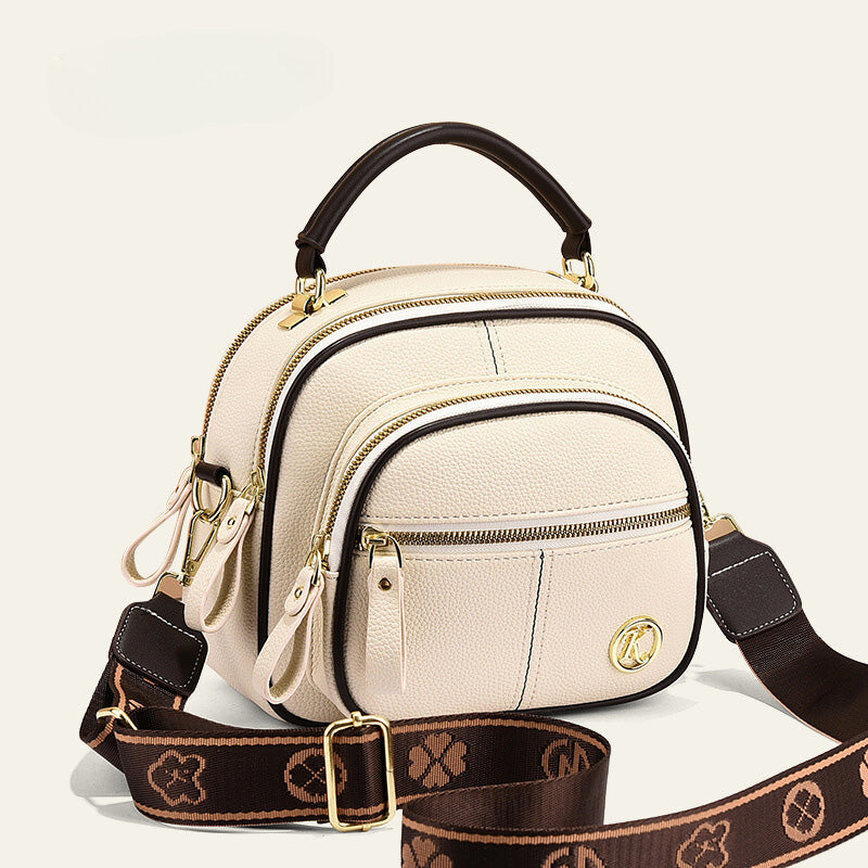 quinn - Leder Crossbag für Frauen